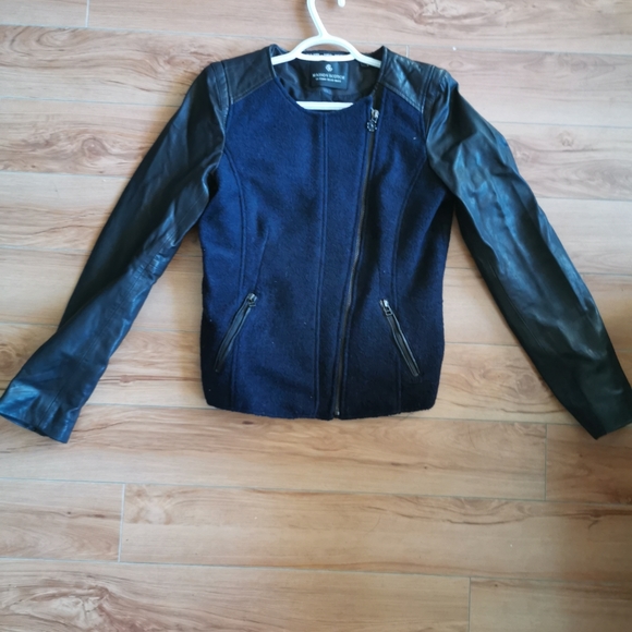 Scotch and Soda wool and leather jacked - Picture 1 of 3